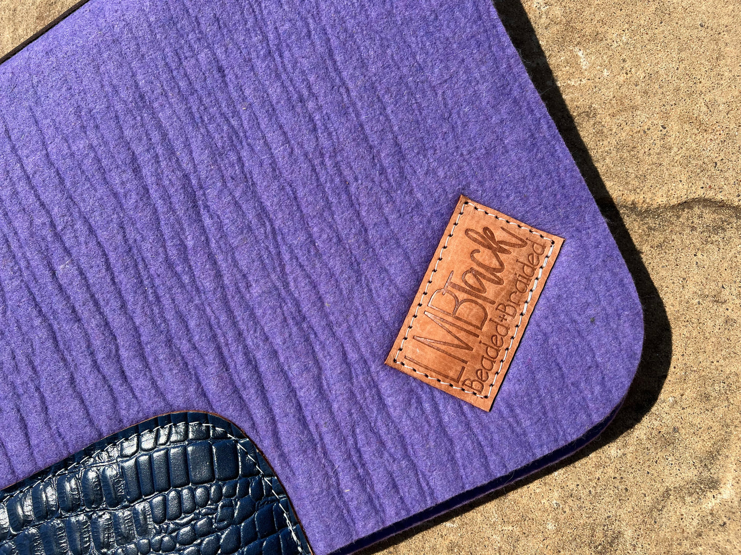 100% Premium Wool Saddle Pad In Color🌈