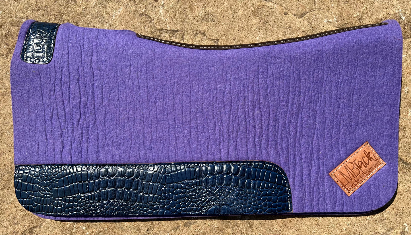 100% Premium Wool Saddle Pad In Color🌈