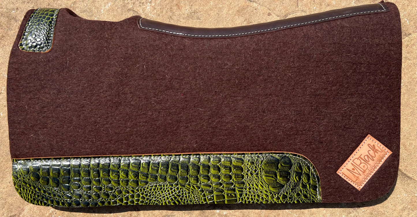 100% Premium Wool Saddle Pad In Color🌈