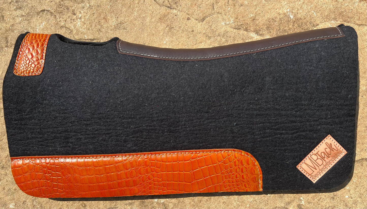 100% Premium Wool Saddle Pad In Color🌈