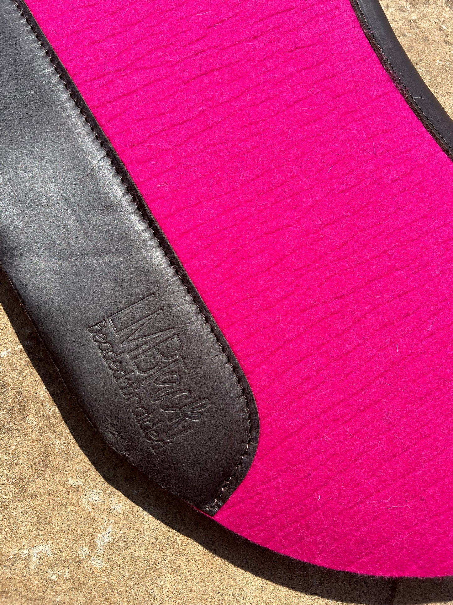 100% Premium Wool Saddle Pad In Color🌈