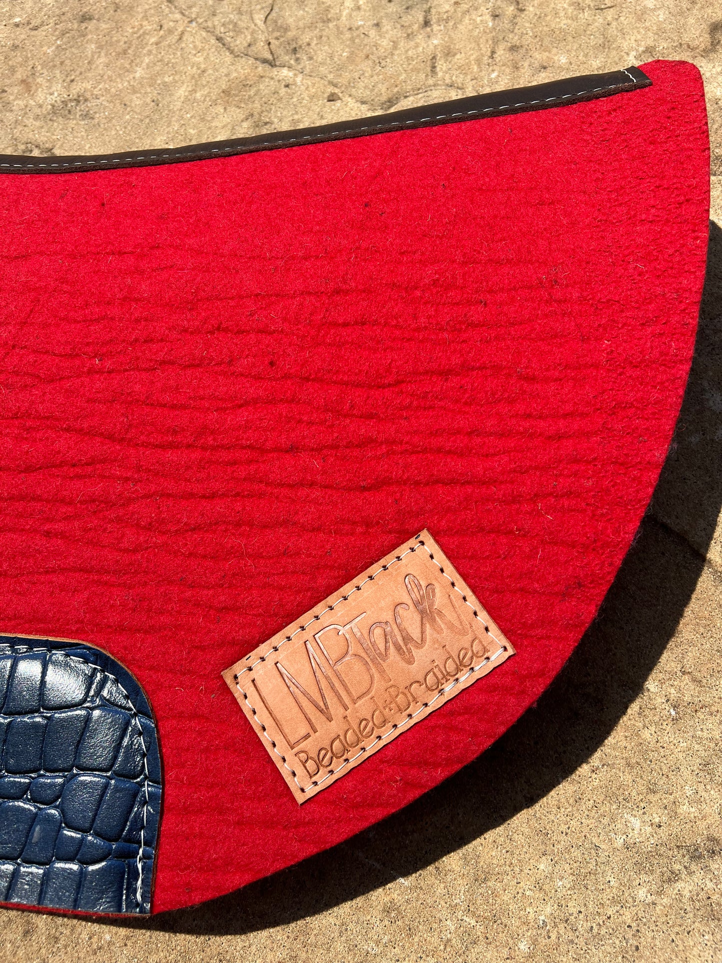 100% Premium Wool Saddle Pad In Color🌈