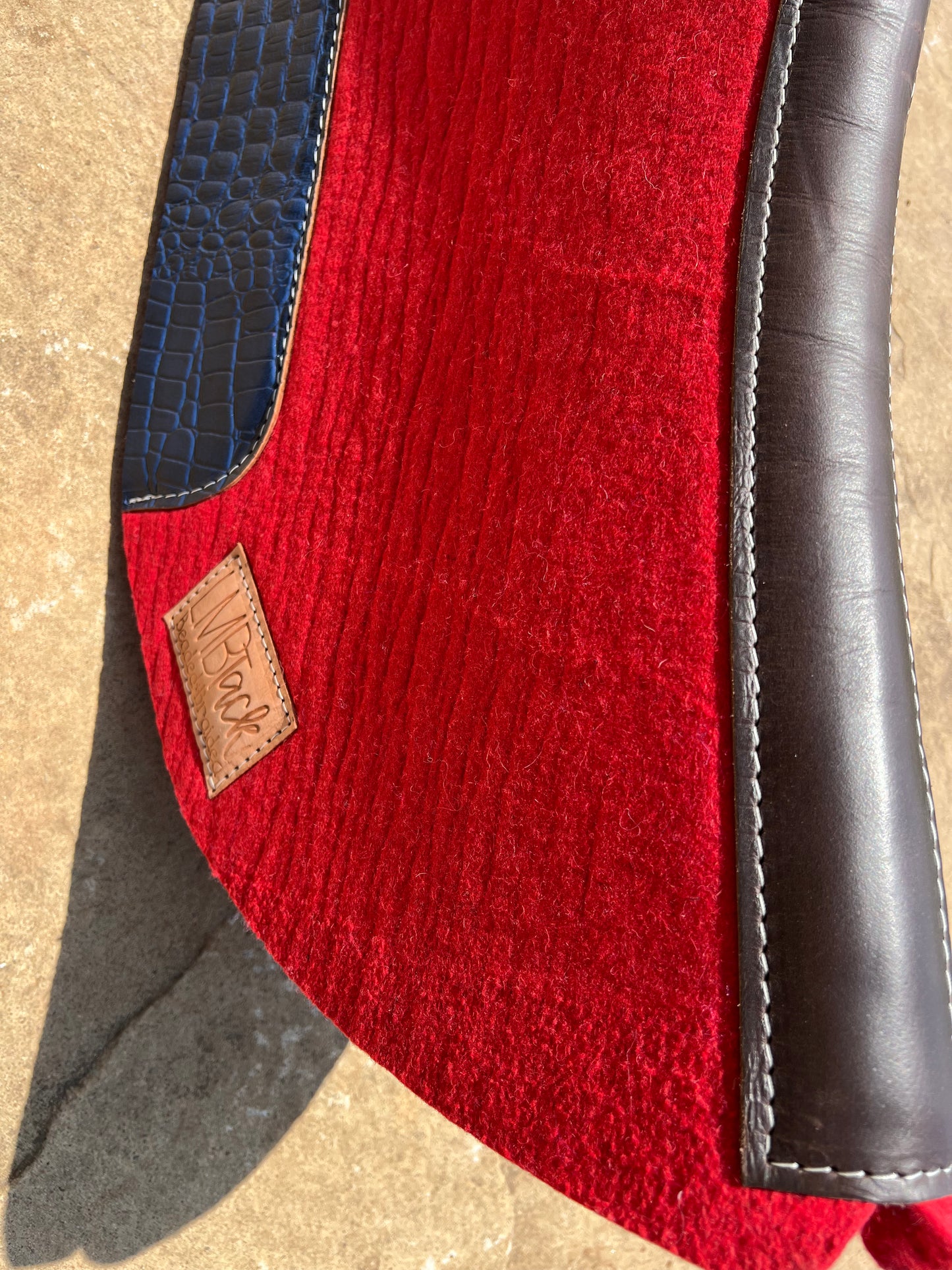 100% Premium Wool Saddle Pad In Color🌈