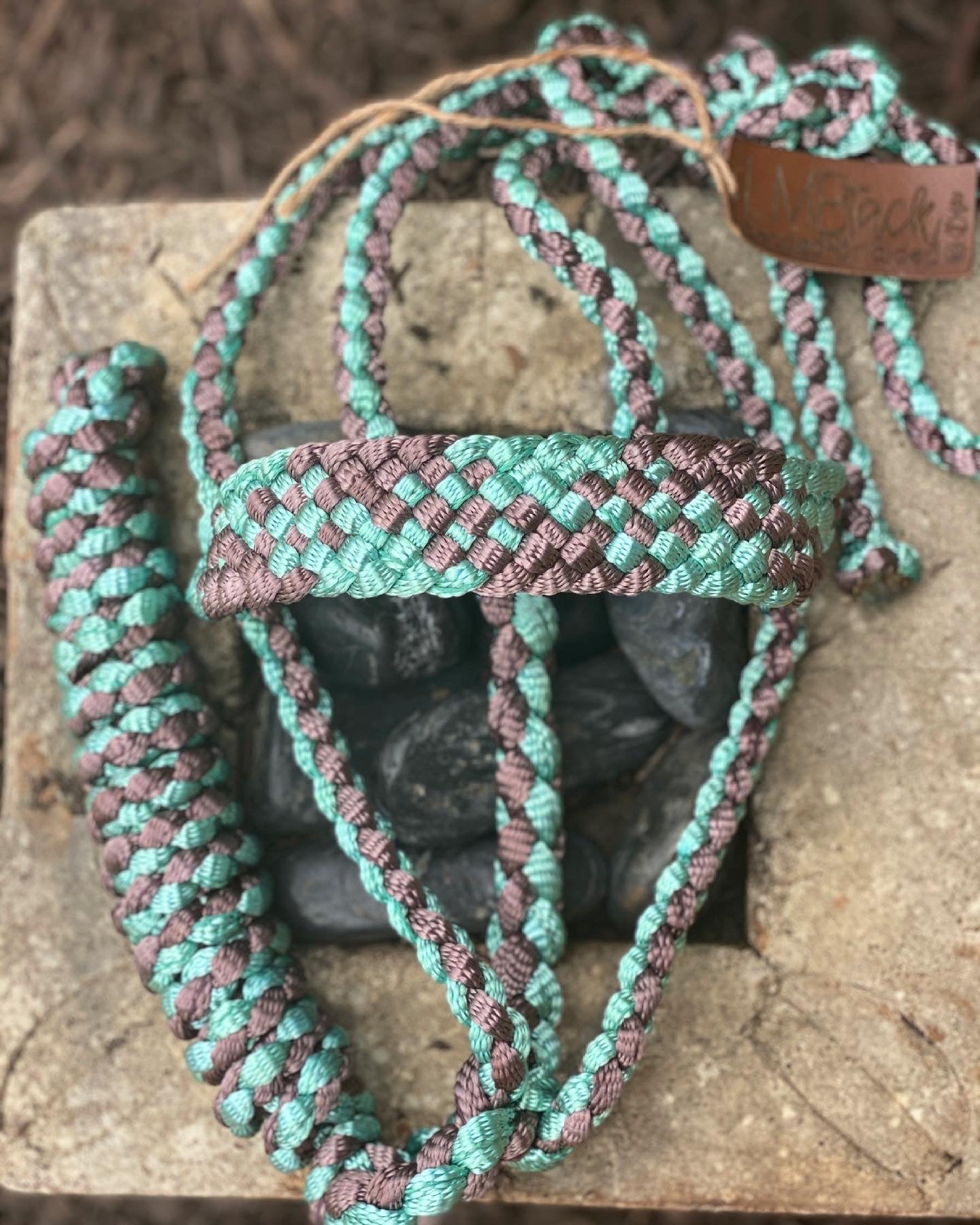 Two Color MuleTape Halter + Lead