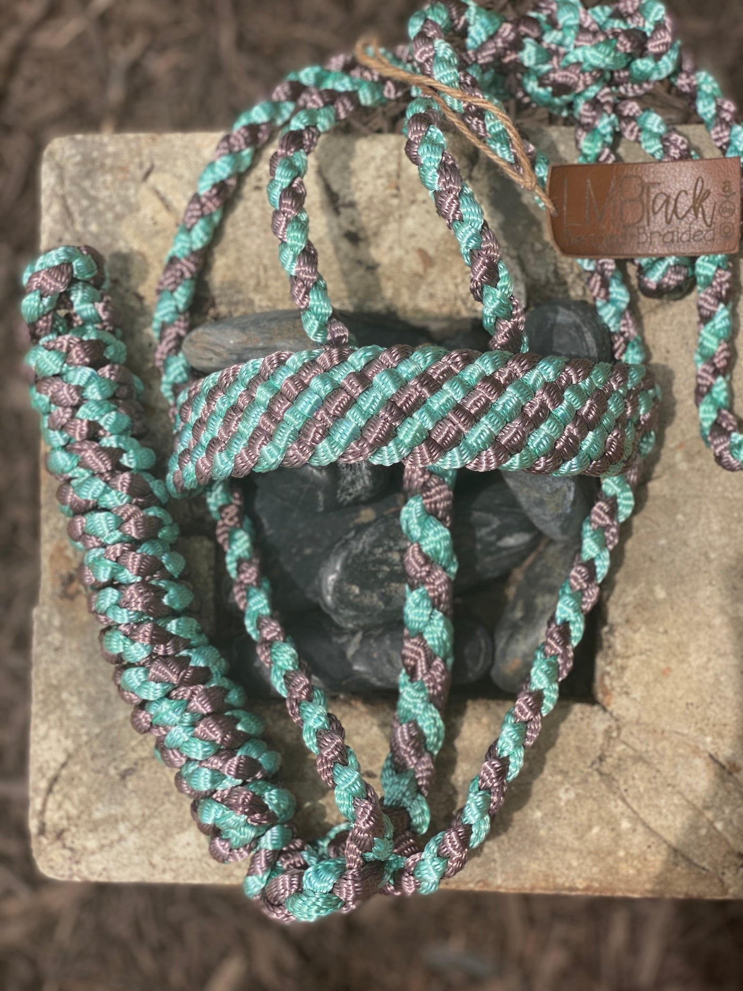 Two Color MuleTape Halter + Lead