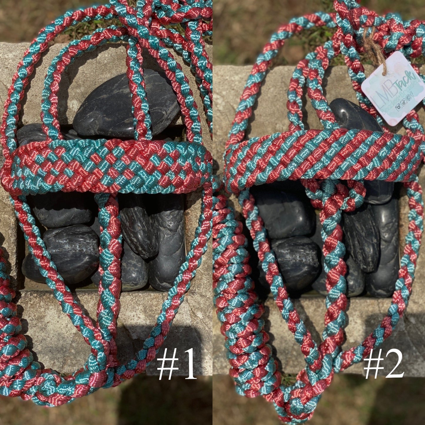 Two Color MuleTape Halter + Lead