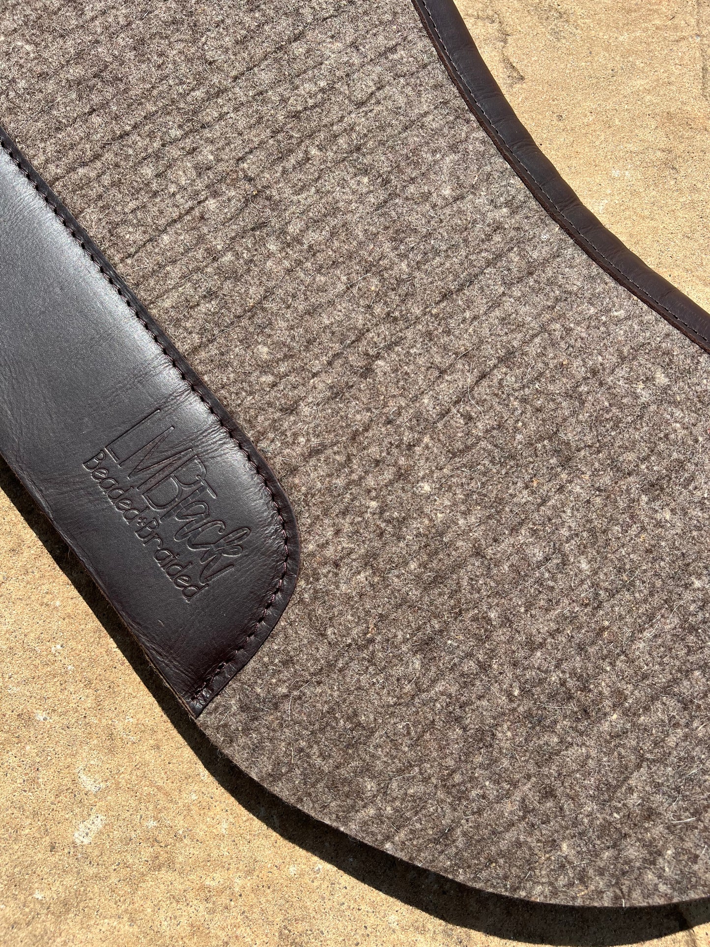 100% Premium Wool Saddle Pad In Color🌈